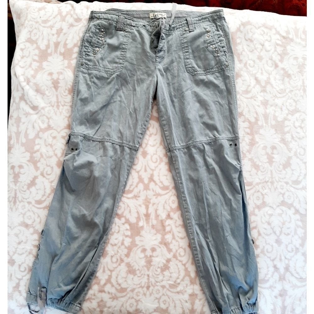 !L.e.i Ashley grey cargo corduroy sz 17